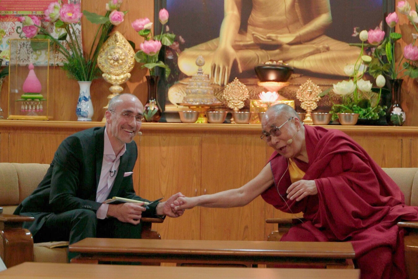 Arthur Brooks with the Dalai Lama.