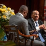 Brandon Terry and Martin Luther King III.