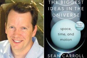 Sean Carroll and Book Cover.
