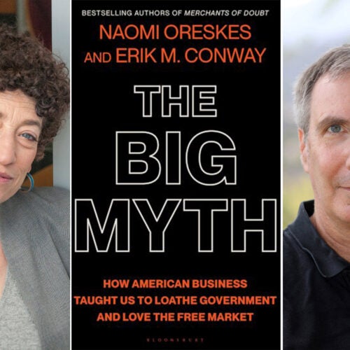 Naomi Oreskes, book cover and Erik Conway.