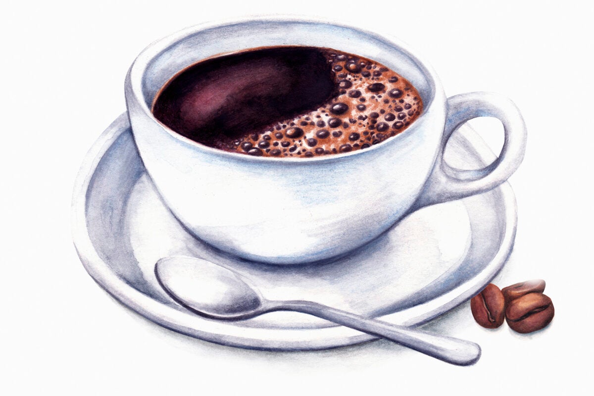 Illustration of cup of coffee.
