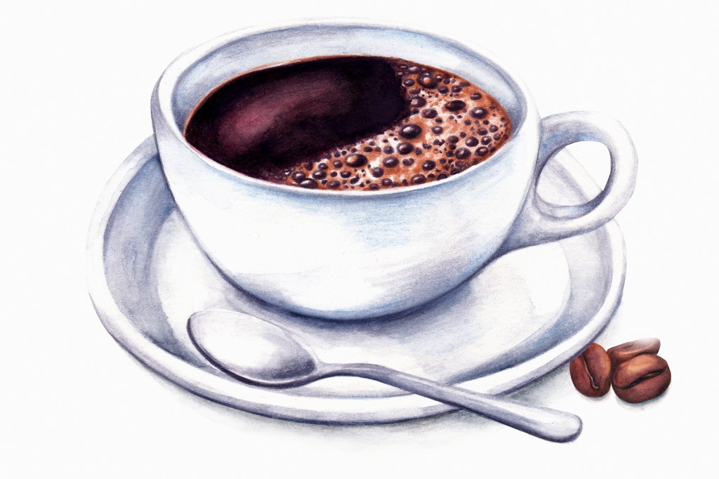 Illustration of cup of coffee.