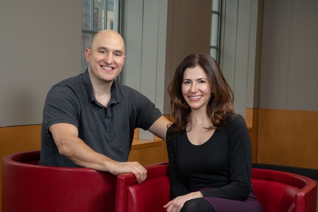 Professor Todd Rogers and his wife Sara Dadkhah