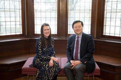 Meredith Hodges and Paul Choi.