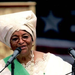 President Ellen Johnson Sirleaf.