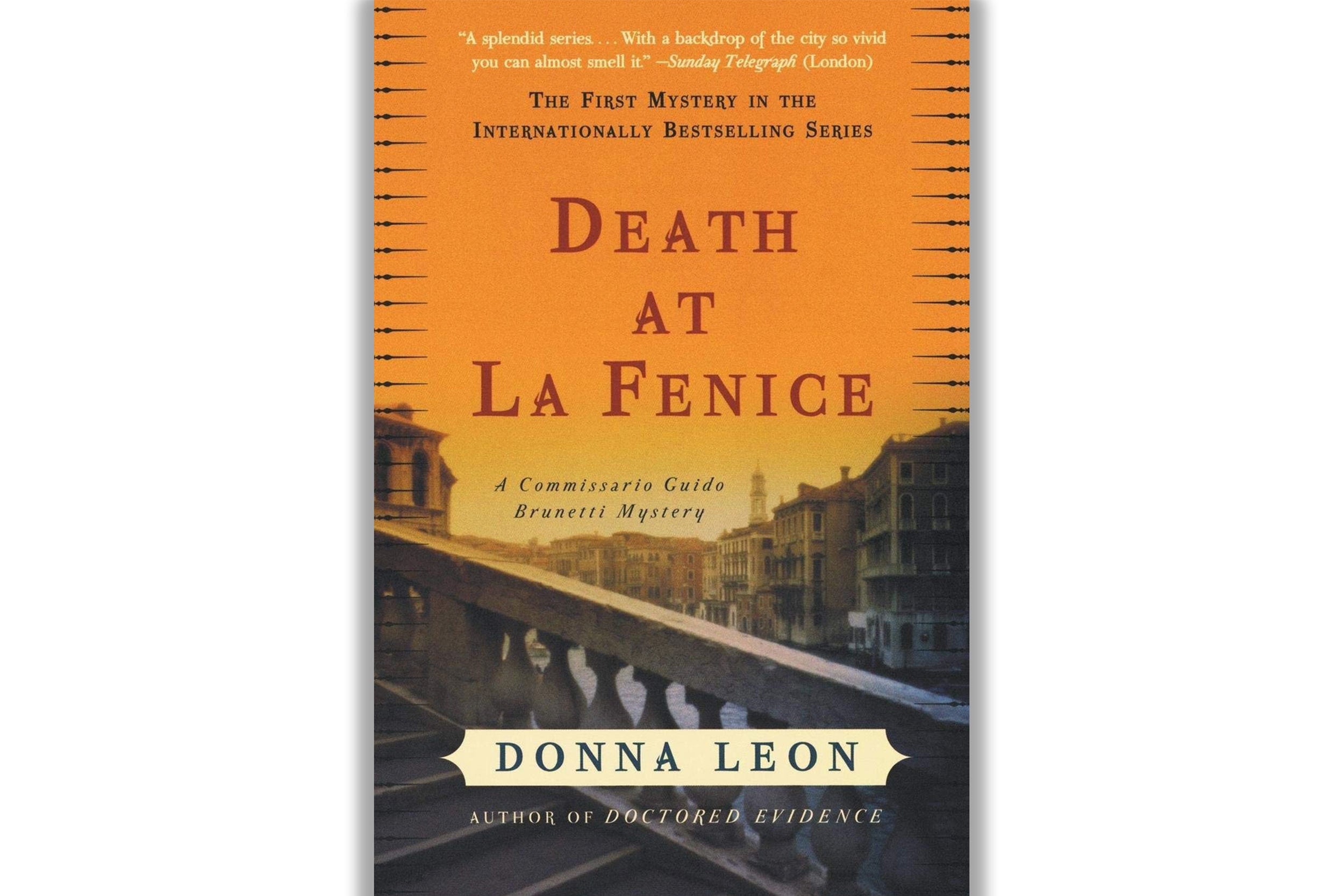 Donna Leon’s great series of Venetian crime fiction novels, which began with ‘Death at La Fenice.’