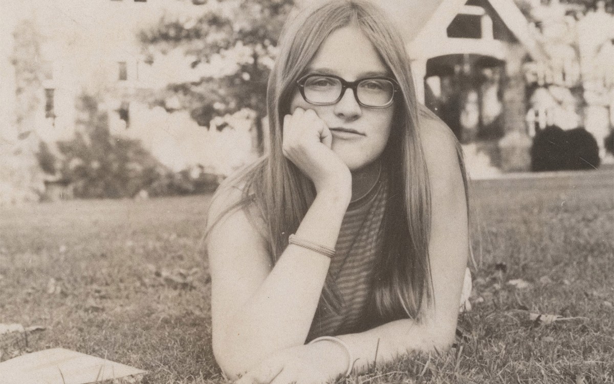 Drew Faust as a college student.