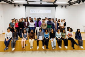 Group of teens from summer youth employment program