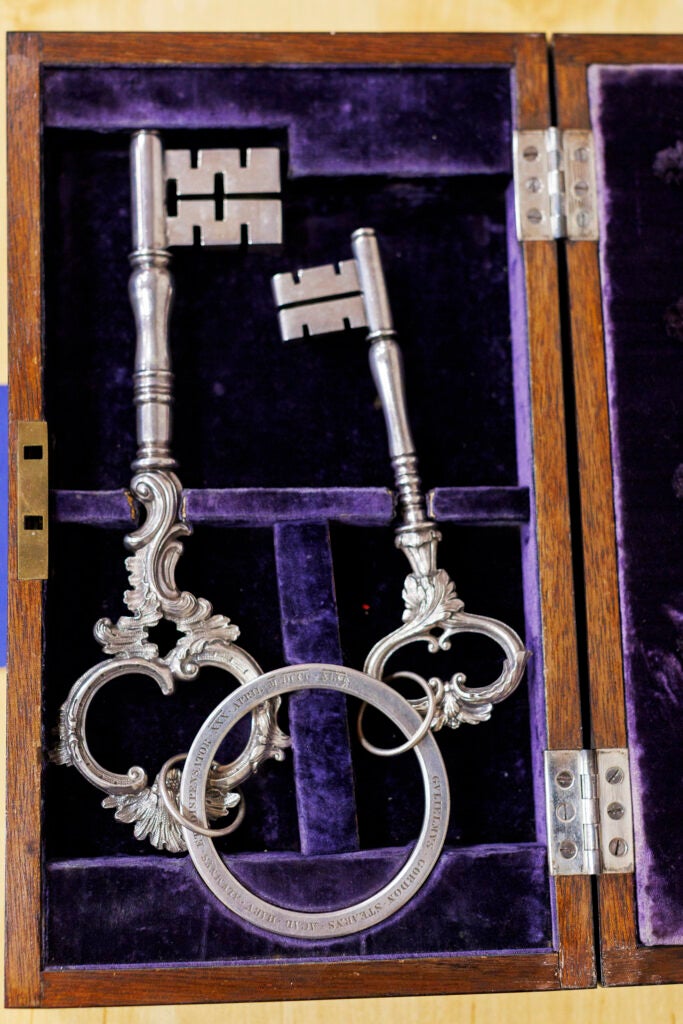 Ceremonial keys.