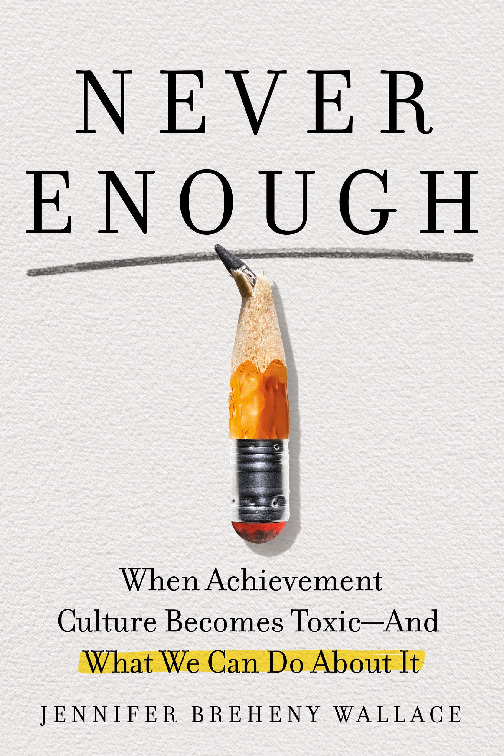 Book Cover for "Never Enough."