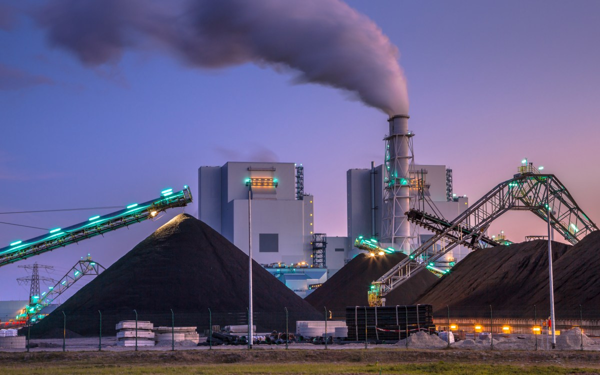 coal-fired power plant.