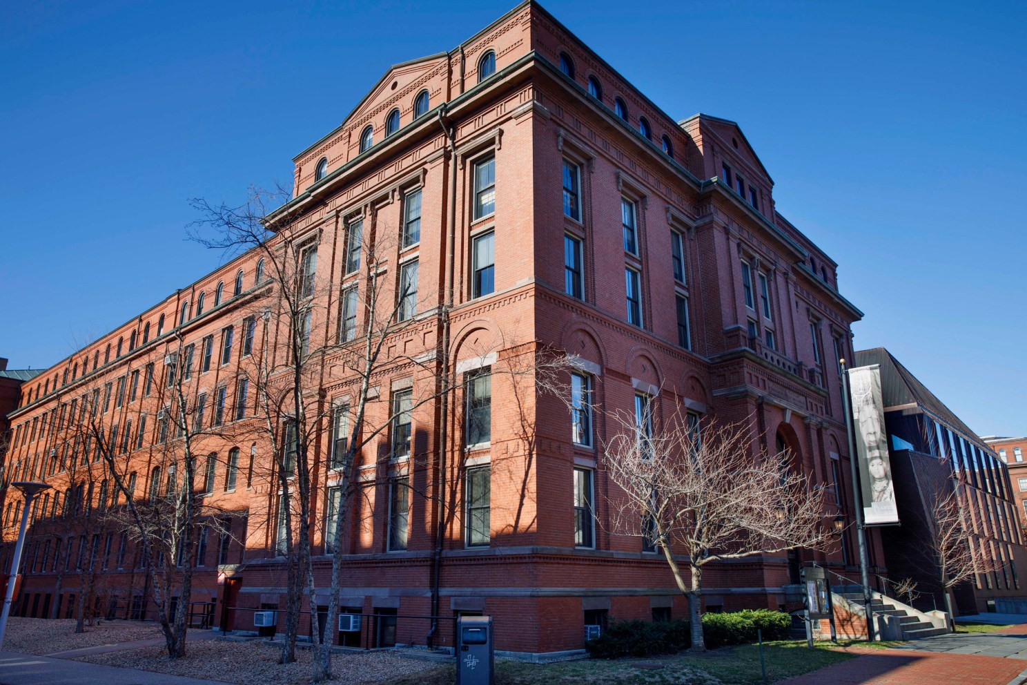 Exterior views of the Peabody Museum.