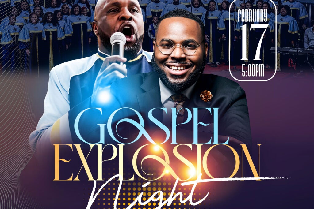 Gospel Explosion Night poster.