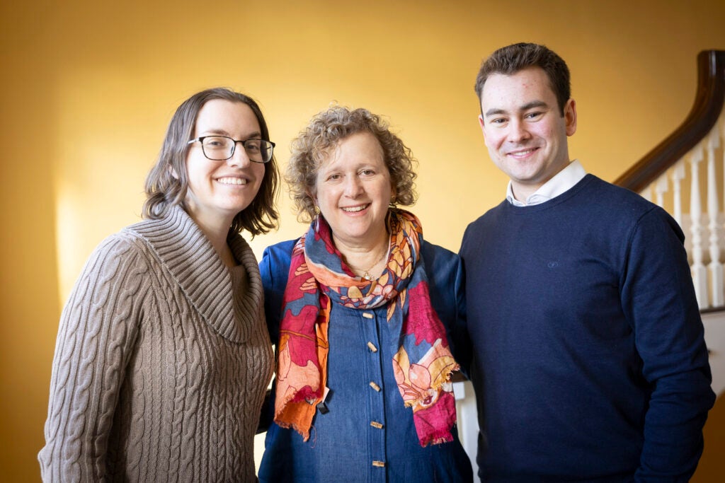 Catherine Zucker (from left), Alyssa Goodman, and Ralf Konietzka