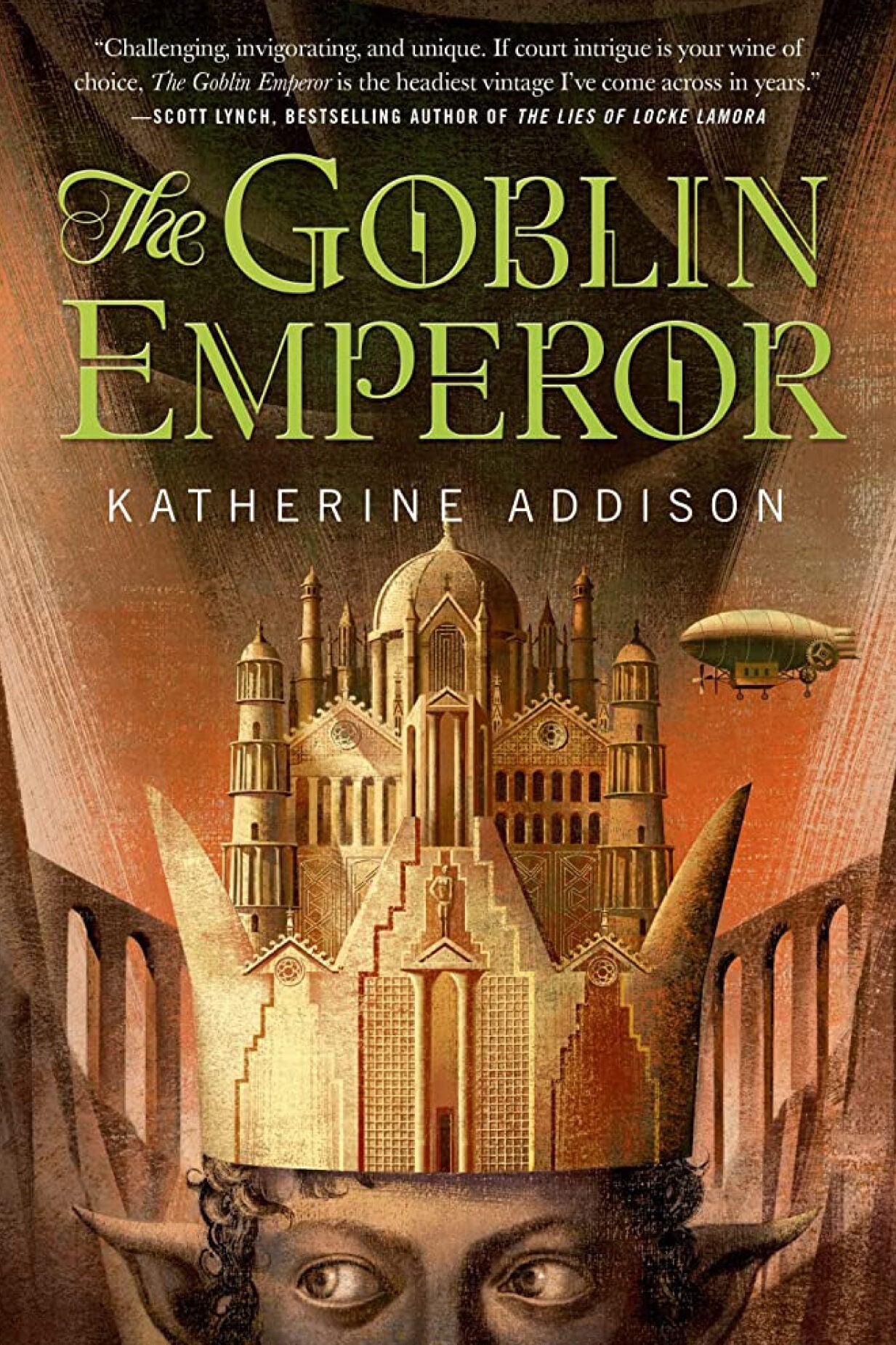 Book cover: "The Goblin Emperor."