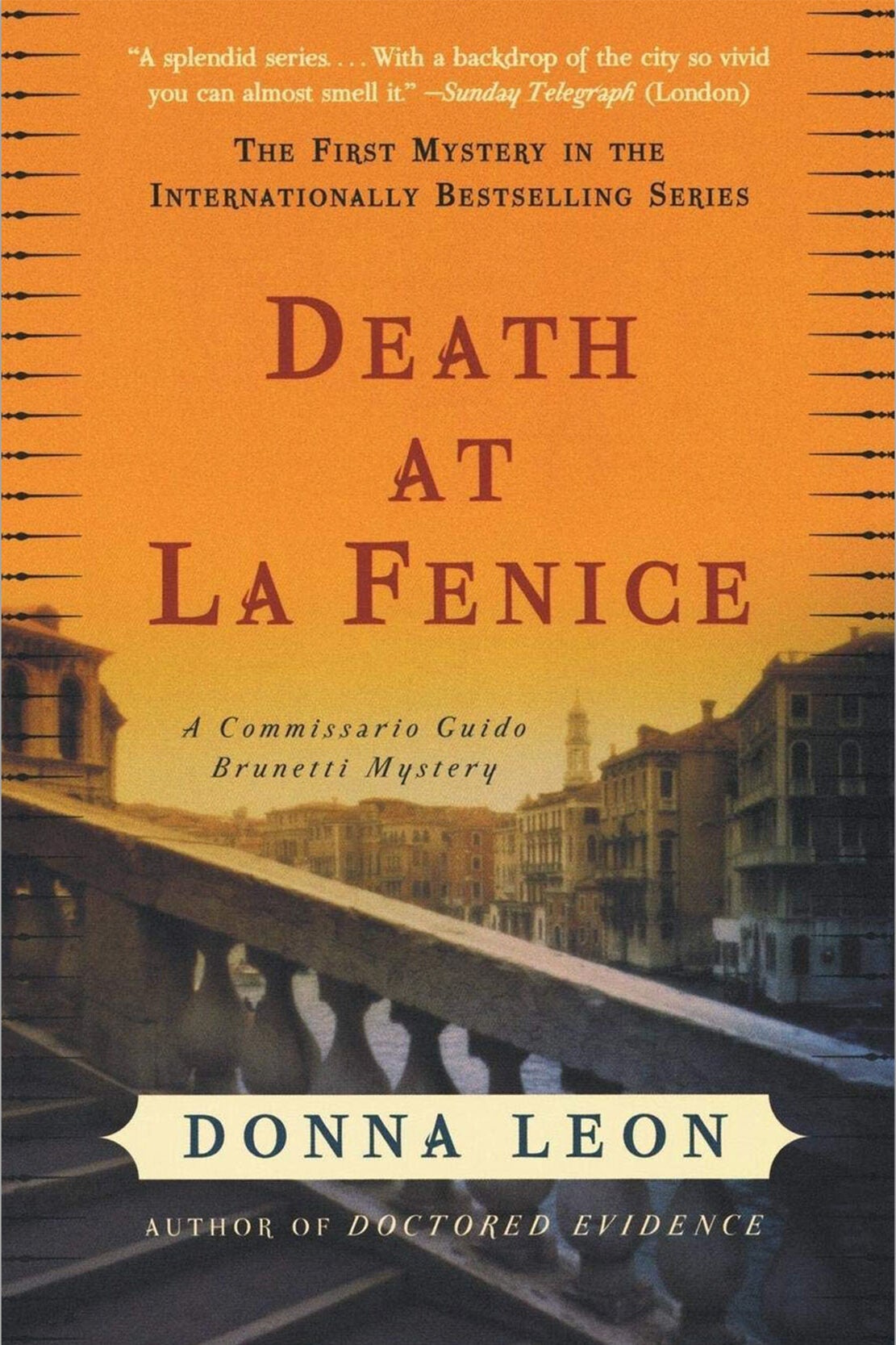 Donna Leon’s great series of Venetian crime fiction novels, which began with ‘Death at La Fenice.’