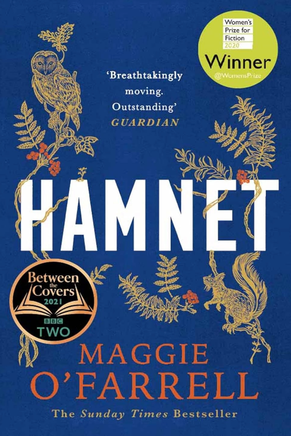 Book cover: "Hamnet."