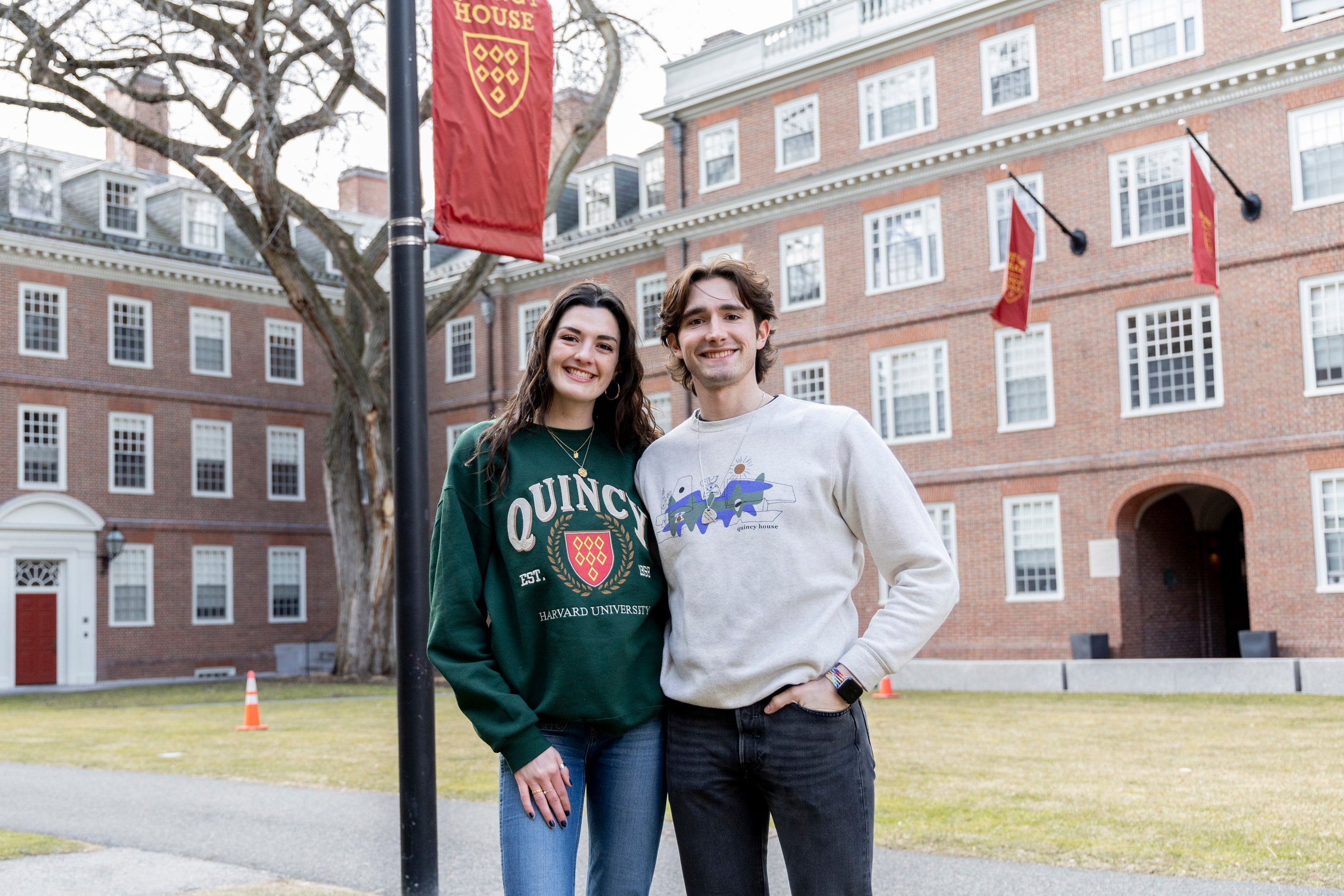 Honor Pimentel ’25 (left) and Jack Towers ’25,