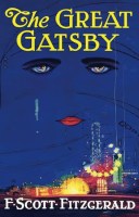 Book cover: "The Great Gatsby."