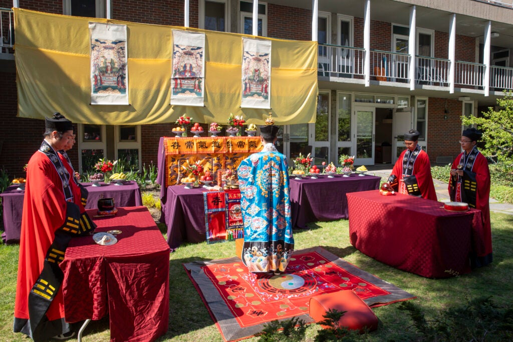 Daoist ritual, hosted by Harvard Asia Center, marked campus first ...