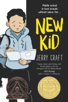 Book cover: "New Kid."