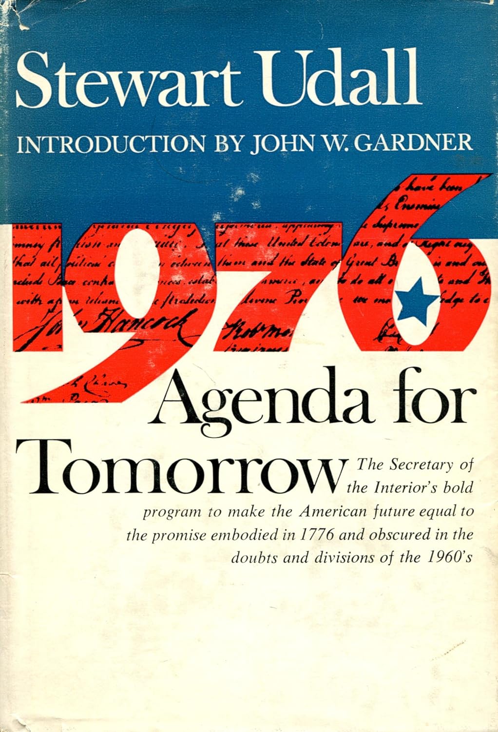 Book cover: "1976 Agenda for Tomorrow."