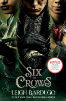 Book cover: "Six of Crows."