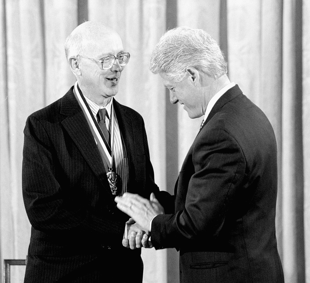 George Whitesides and Bill Clinton.