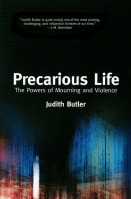 Book cover: "Precarious Life."