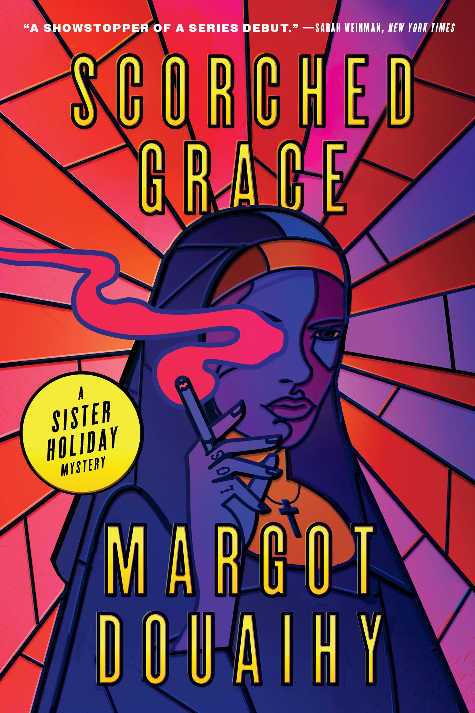 Book cover: "Scorched Grace."