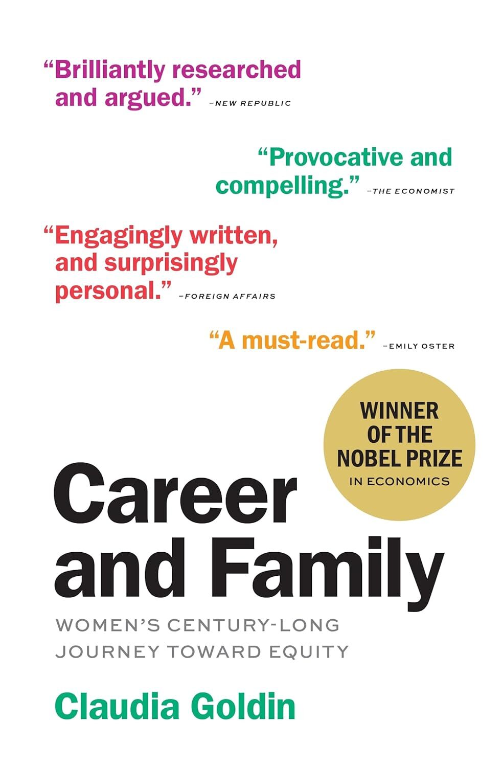 Book cover: "Career and Family."