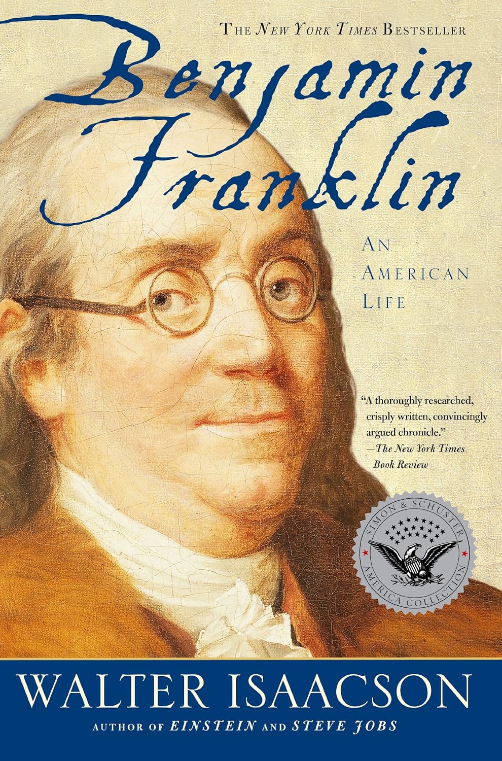 Book cover: "Ben Franklin."