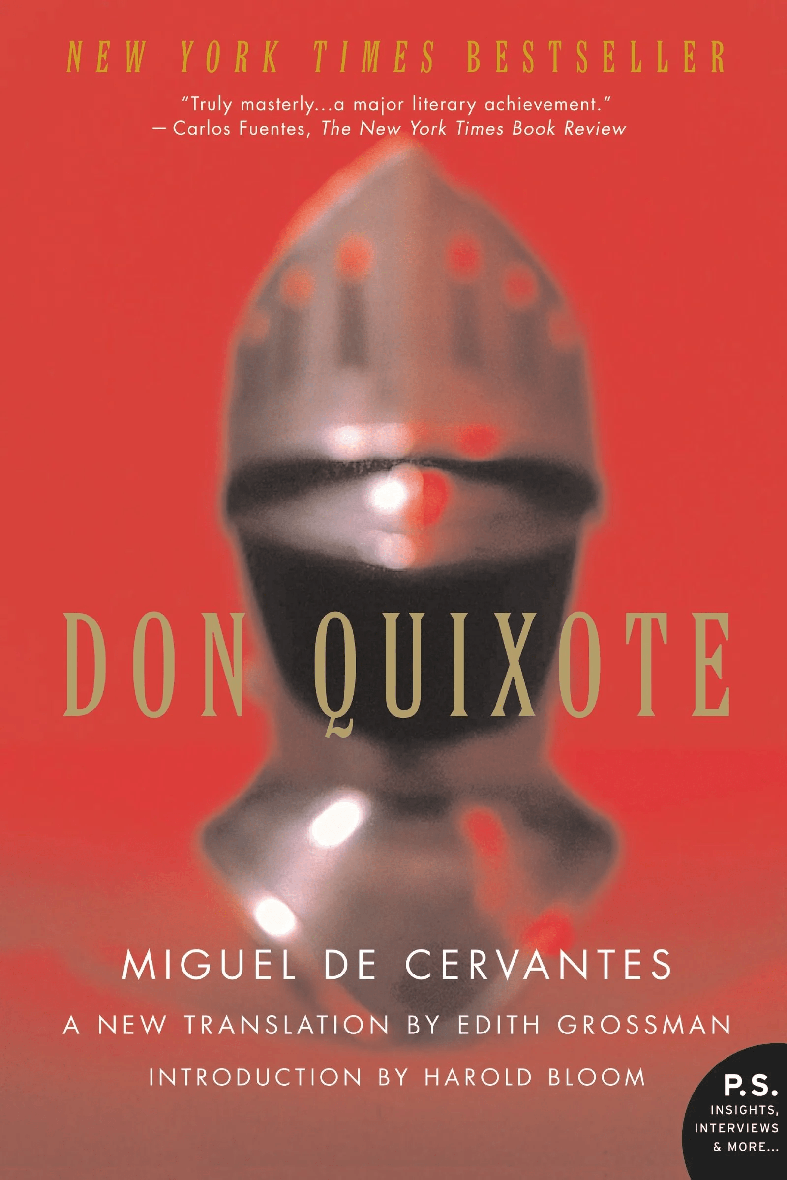 Book cover: "Don Quixote."