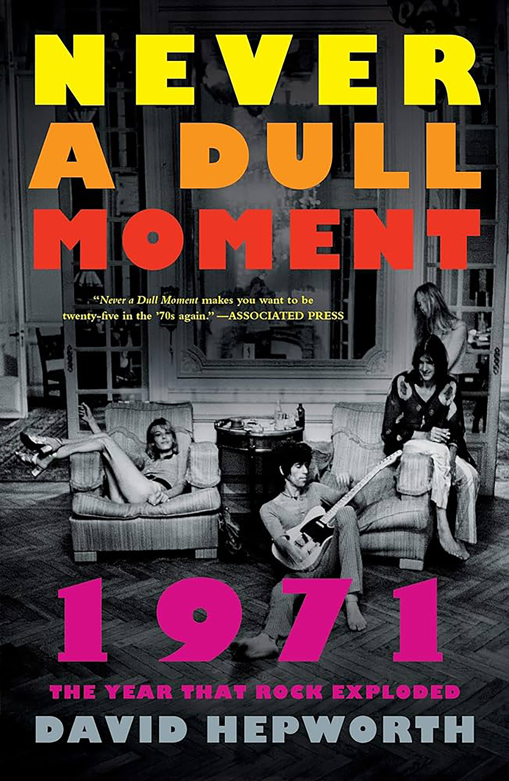 Book cover: "Never a Dull Moment."