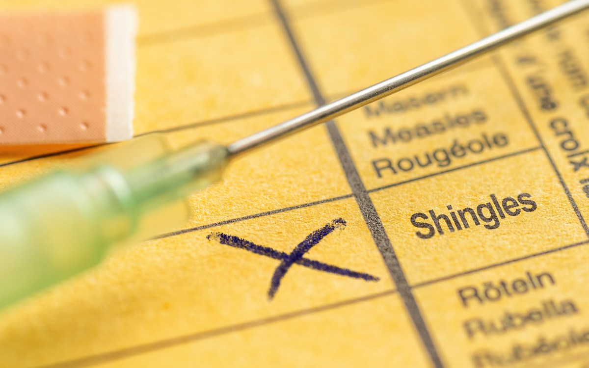 Certificate of vaccination - Shingles