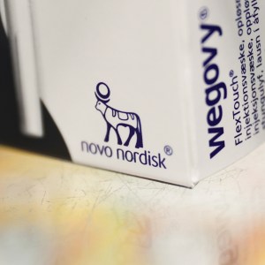 Box of Novo Nordisk Wegovy.