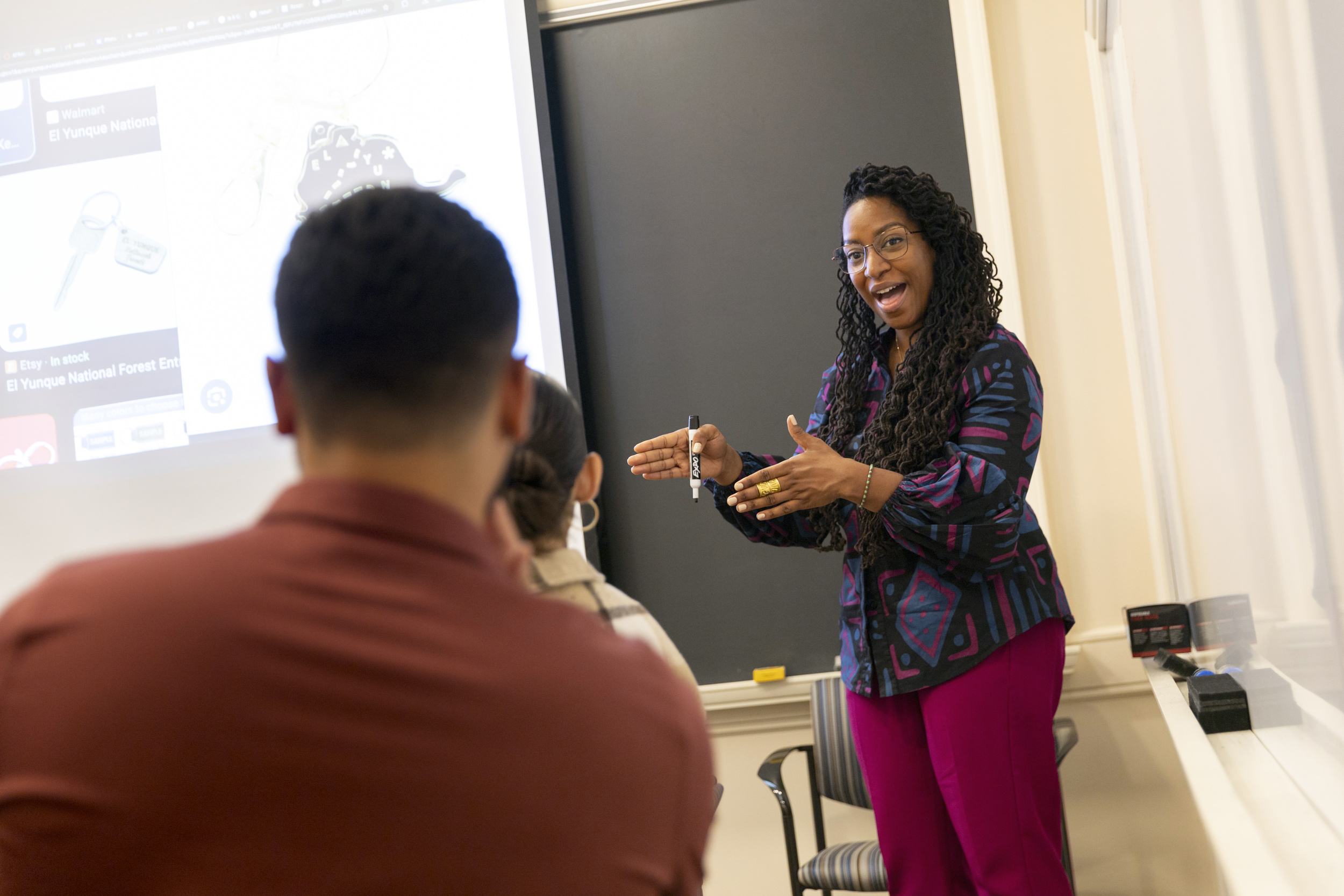 Amber Henry, assistant professor in the Department of African and African American Studies, teaches “The Politics of Paradise: Tourism in Latin America & the Caribbean.