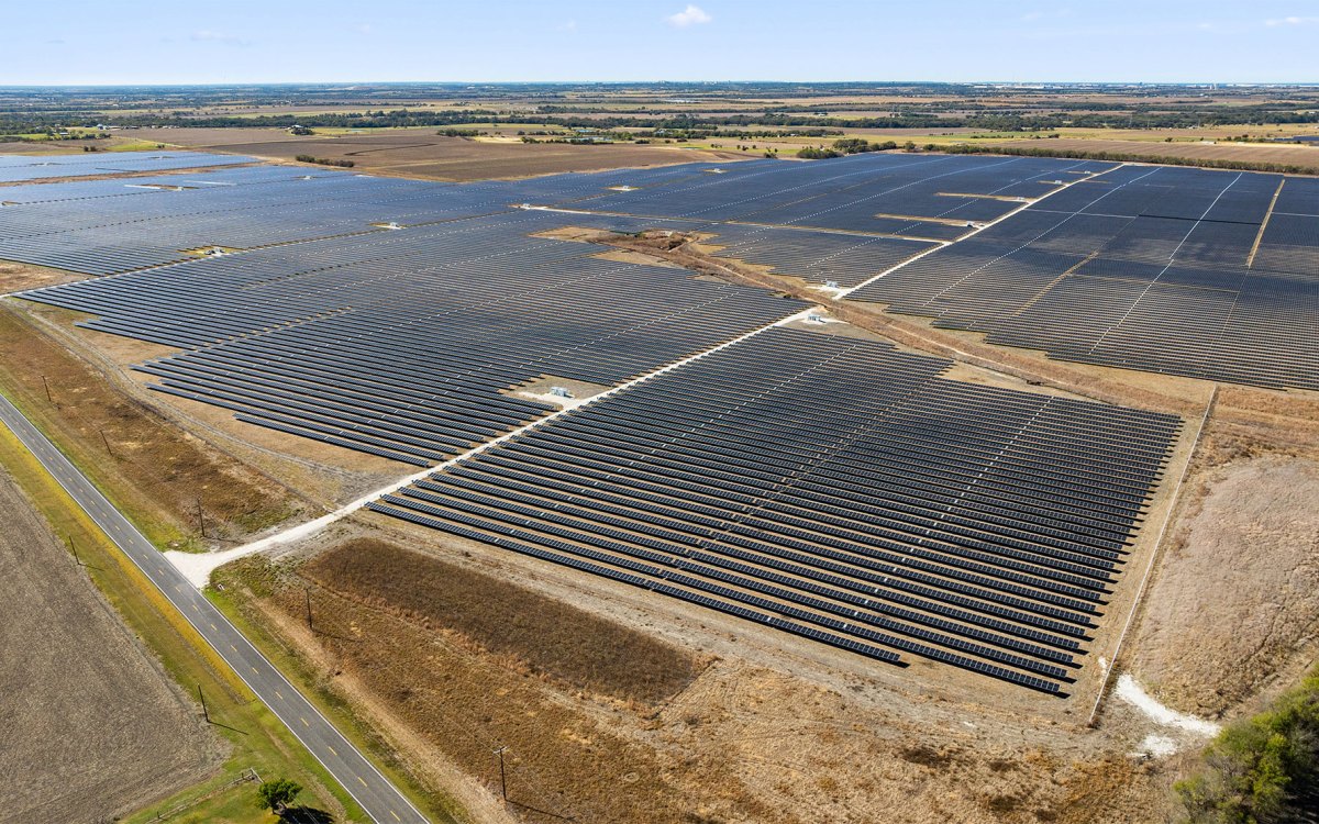 The Big Elm Solar Project located in Bell County, Texas, came online in 2024.