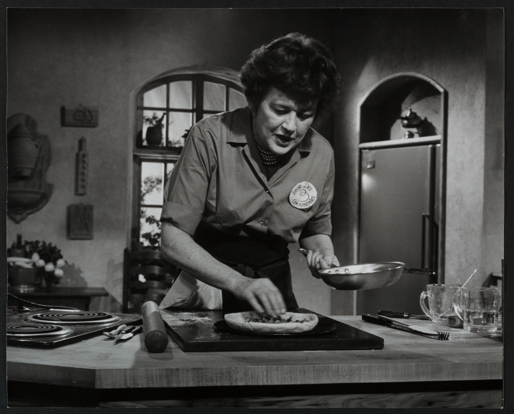 Julia child cooking