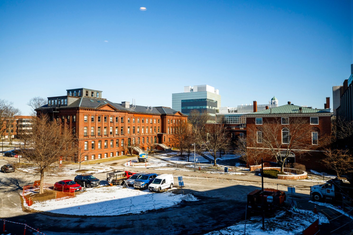 The site of the Economics Department’s future home, Pritzker Hall.