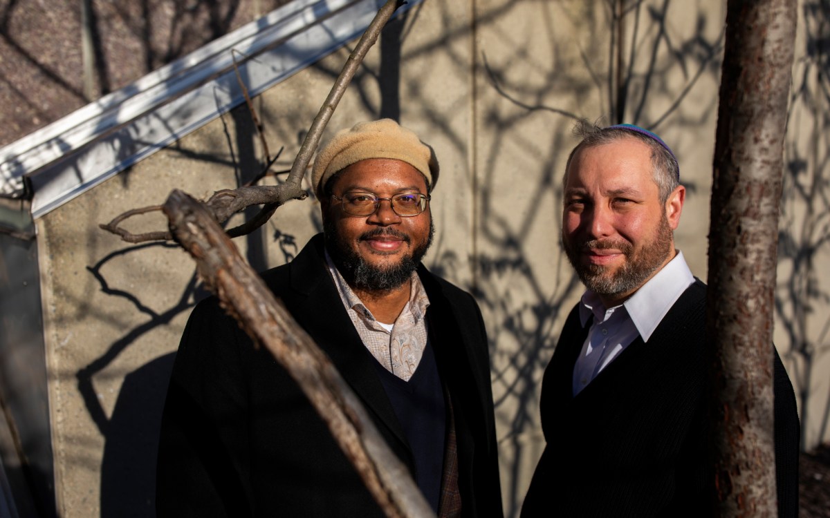 Imam Khalil Abdur-Rashid and Rabbi Getzel Davis.