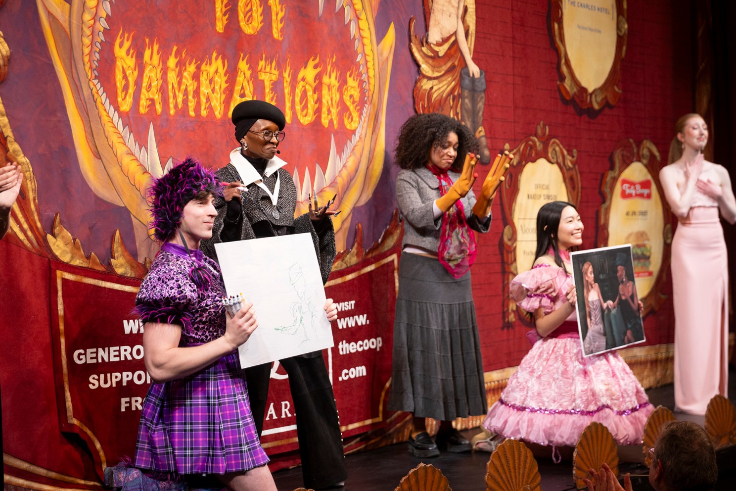 Hasty Pudding's roast of Woman of the Year Cynthia Erivo included references to her "Wicked" co-star Ariana Grande.