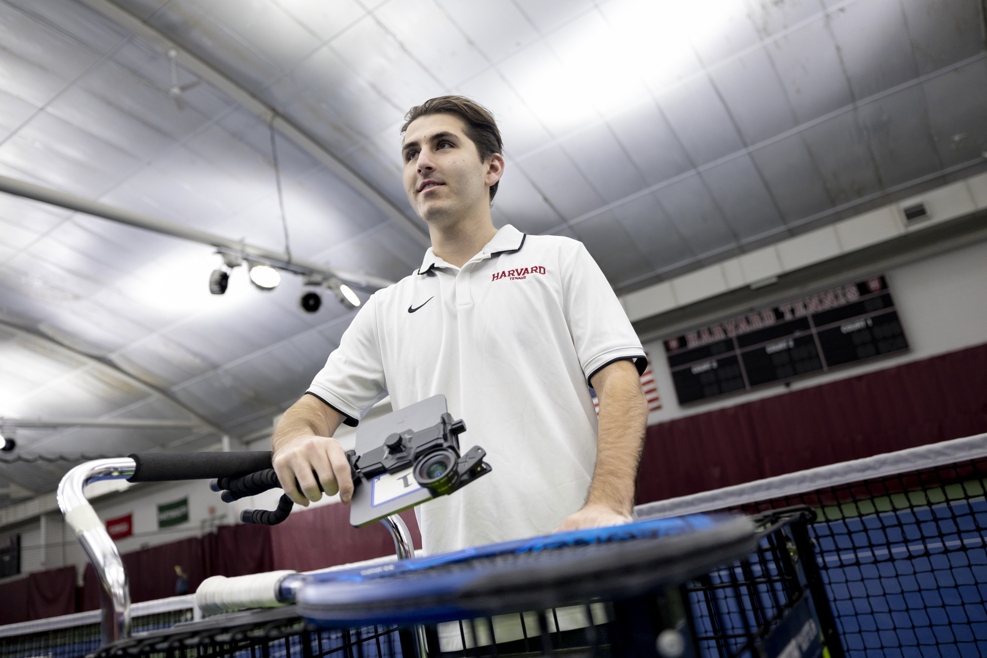 Andrew Arkow is pictured in the Murr Center.