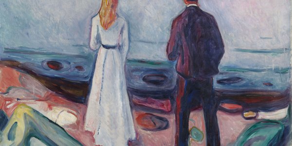 Edvard Munch, Two Human Beings (The Lonely Ones), 1906–8.