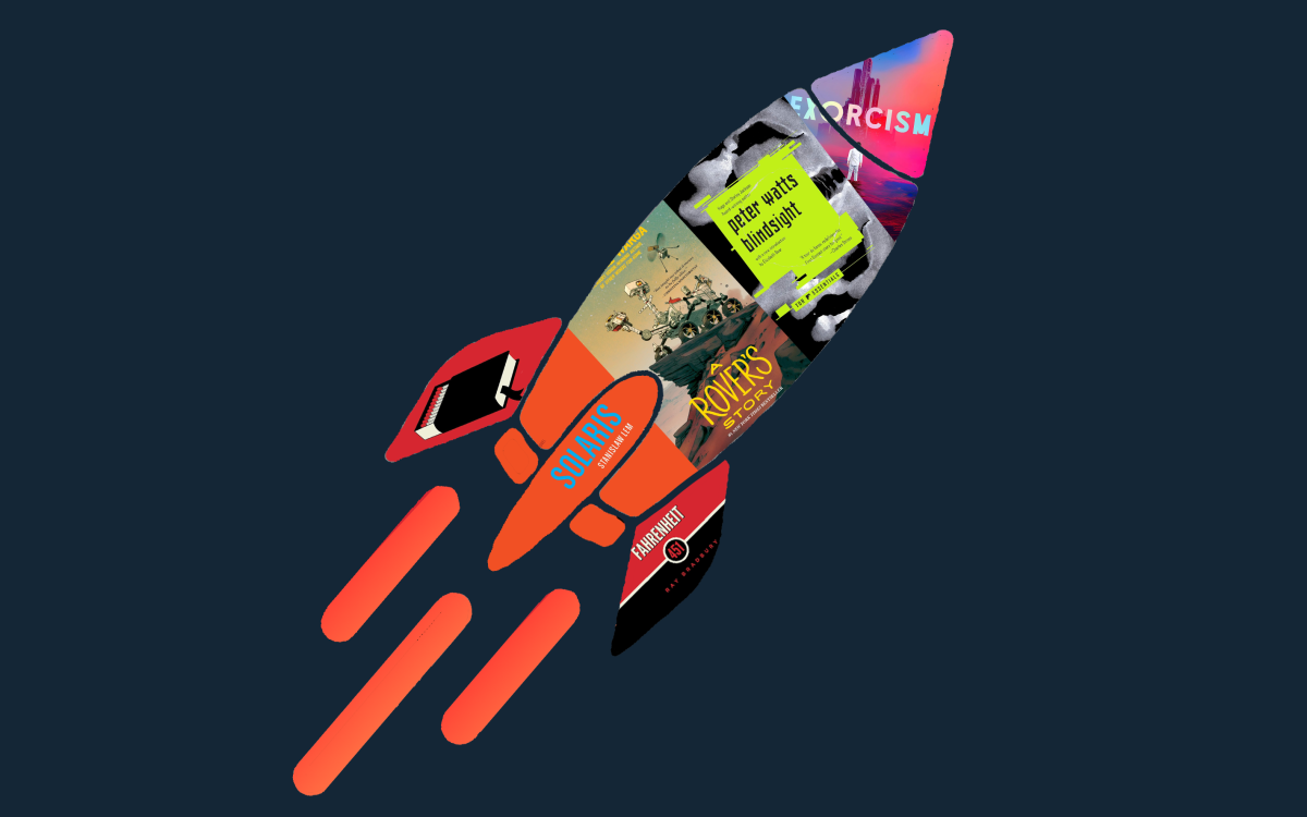 Rocket book collage