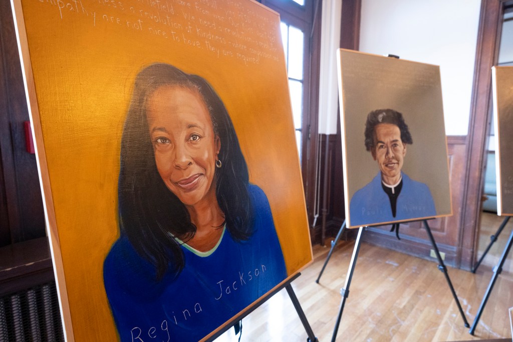 Portraits of Regina Jackson (left) and Pauli Murray 