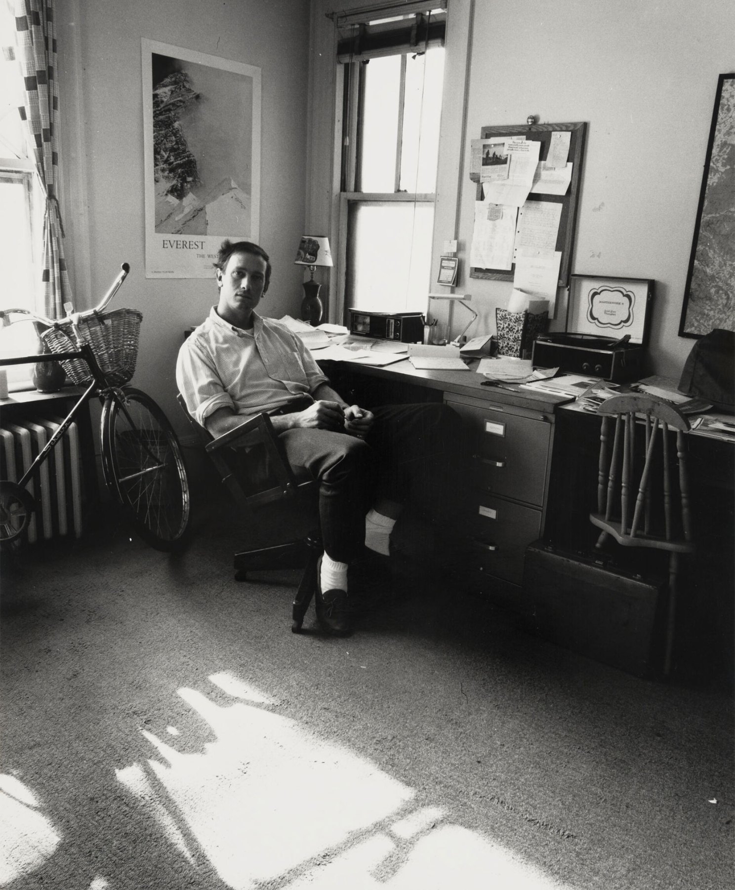 “Cromwell, 44 Irving Street, Cambridge, MA,” 1971, gelatin silver print.