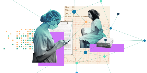 Collage of medical and technology images.