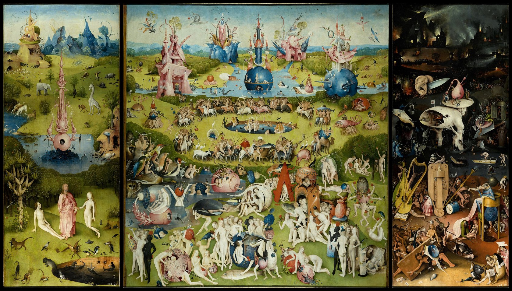 Hieronymus Bosch's 'Garden of Earthly Delights.'