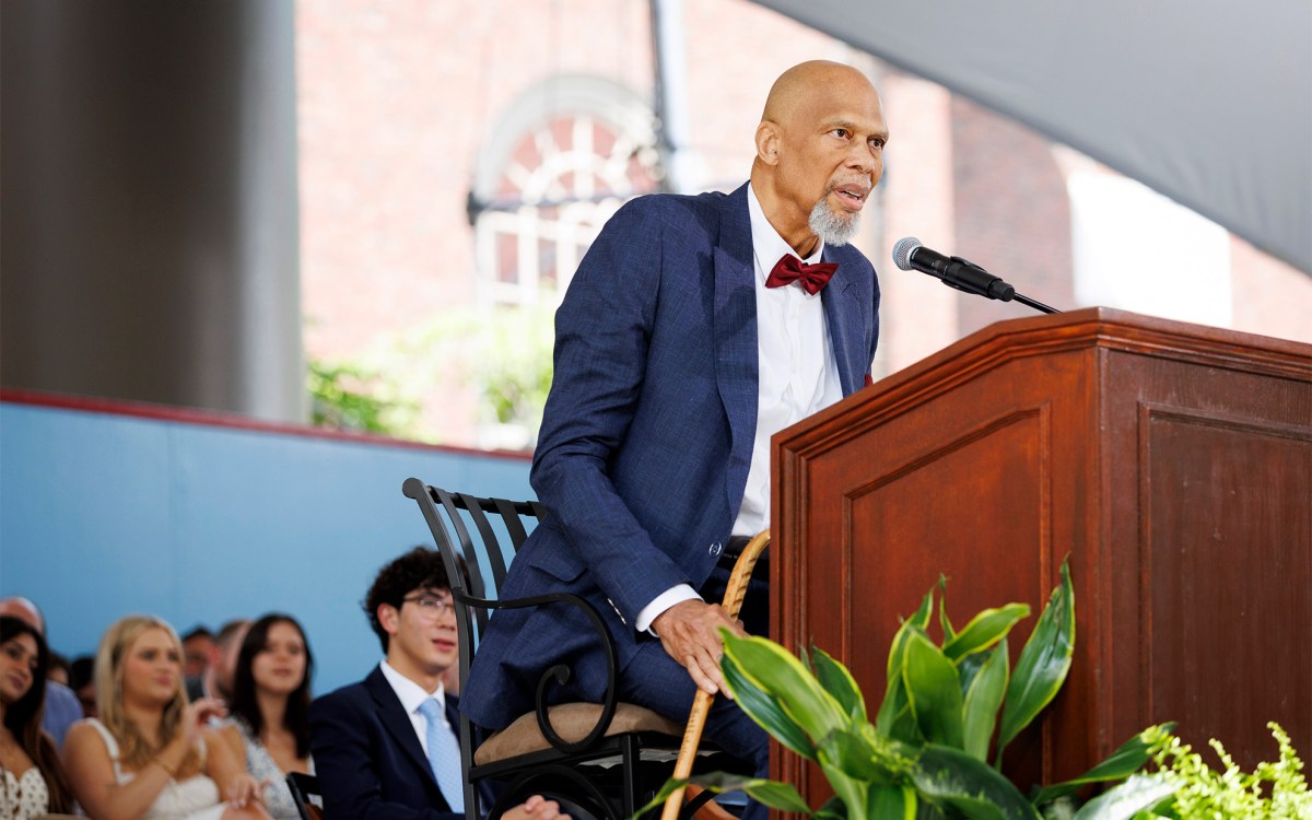 Guest Speaker Kareem Abdul-Jabbar.